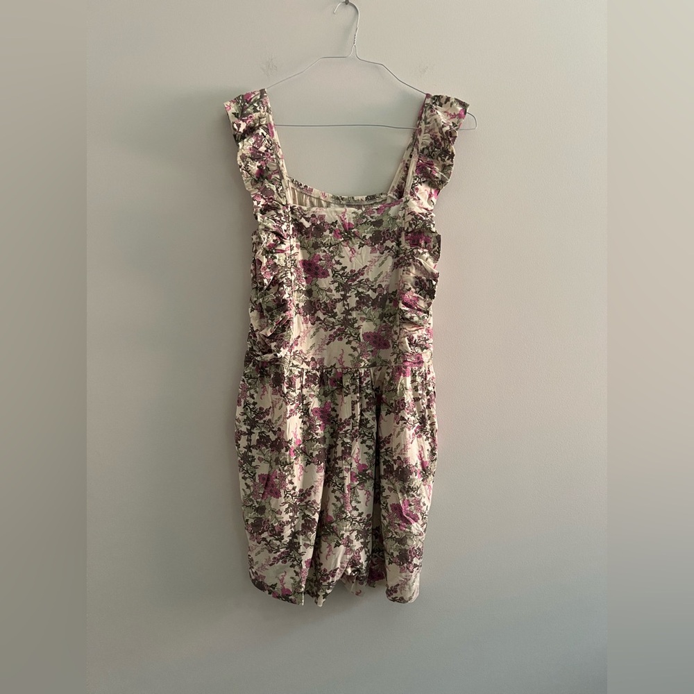 Kate Quinn Pinafore Ruffle Romper – Purple Queen Anne’s Lace Women’s XL